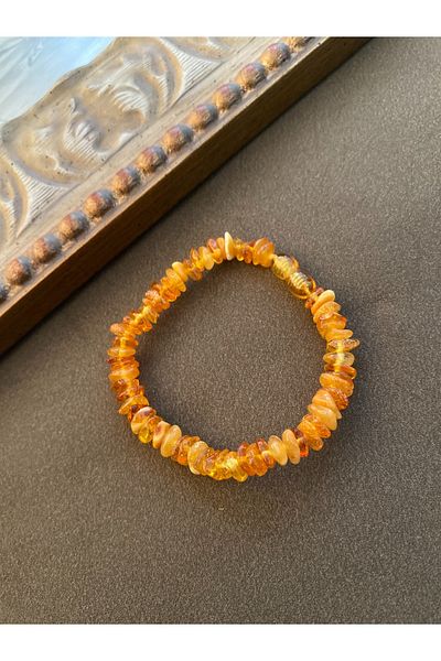 Kotryna Adult Bracelet - Drop Amber, Long Cut, Special Color