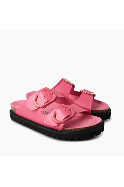 Genuins GALIA G104836 Women/Girls Fuchsia Genuins Leather Slippers