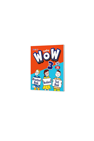 Kurmay Yayınları FENOMEN OKUL WOW 3. SINIF ENGLISH PRACTICE BOOK + WORKBOOK +...