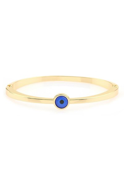 Lal Gold Color Evil Eye Stone Handcuff Bracelet 757