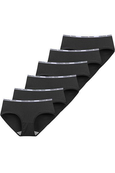 GIORGINA FERRI Lycra Box of 6 Premium Daily Use Bato Panties Amelia G-008 E