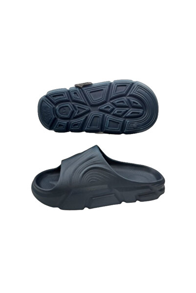 GEZER Мъжки градински чехли за баня с отворен преден капак в тъмносини цветове на точки