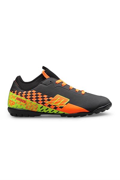 M.P. M.p 1138 Mr Soccer Astroturf Football Shoes 40-44 Black Orange