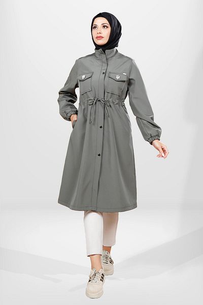 Beyza Μέντα Bondit 3830 Hijab Raincoat