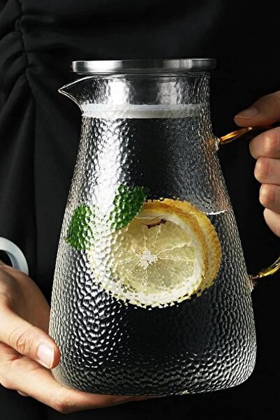 ALBETTO Borosilikat Cam Sürahi Buzlu Cam 1300ml 3824