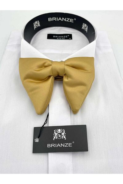 Brianze Gold Big Bow Tie