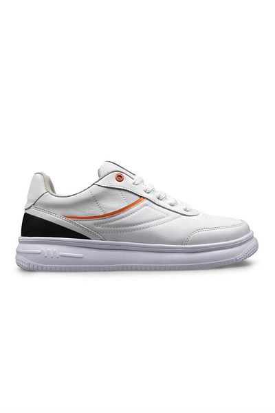M.P. Mp Men's White-orange