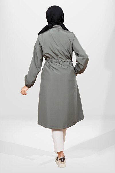 Beyza 3830 Mint Bondit Tesettür Yağmurluk