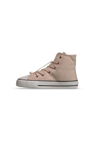 MP ONE Adidași Smartstep pentru copii, cu șireturi, bej