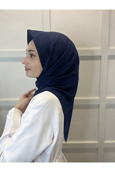 PİRAMİT Шарф з жакардовим монограмом, пірамідальний монограм, шарф з візерунком темно-синього кольору 01009