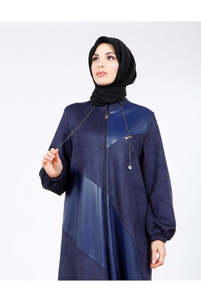 Beyza 3823 Μοντέλο Μπλε Δέρμα Suede Χειμωνιάτικη Φεράτσα