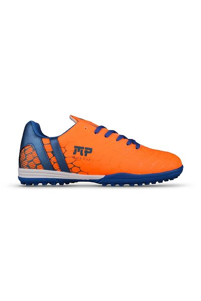 M.P. MP TurfMaster Pro Unisex Lace-up ORANGE Astroturf Football Shoes