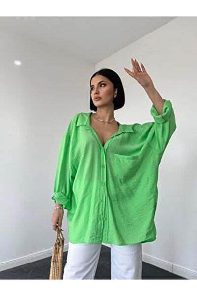HEYZZ OVERSIZE CRUZ YAZLIK GÖMLEK