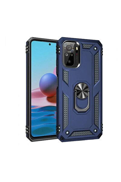 emybox Xiaomi Note 10S / 10 Yüzüklü Kamera Korumalı Köşe Korumalı Armor Tank ...