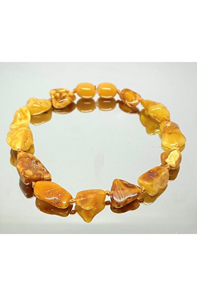 Kotryna Drop Amber Free Cut Special Color Adult Bracelet