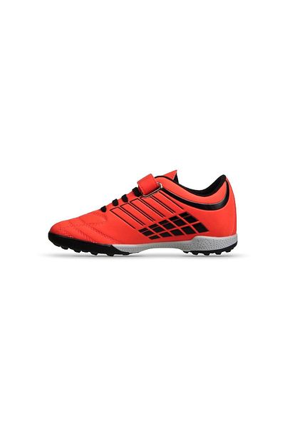 MP ONE Speedstep Ag - Pantofi de fotbal portocalii cu velcro pentru copii