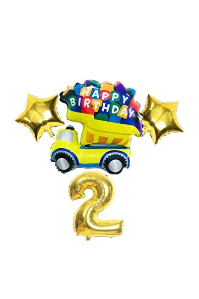 DÜVENCİ TİCARET Σετ Μπαλονιών Αλουμινίου - Χρόνια Πολλά