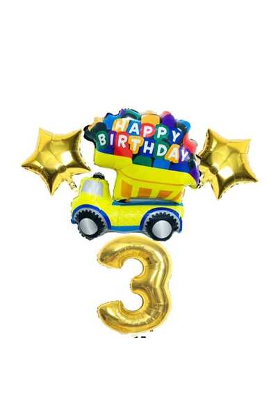 DÜVENCİ TİCARET Σετ Μπαλονιών Αλουμινίου - Χρόνια Πολλά