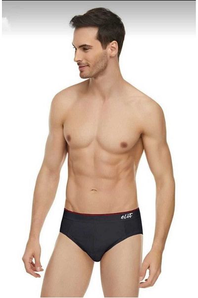 Elit Men's Belted Elastane Slip 4-Pack