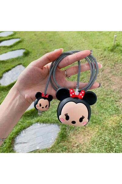 Twinix Samsung 25w (EP-TA800) Hızlı Şarj Uyumlu Şarj Başlığı Koruma Kablo Kor...