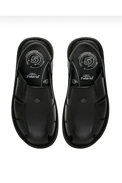 Polaris 4m 107397 Erkek Hakiki Deri 5 Nokta Sandalet
