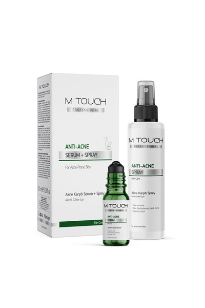 mtouch M TOUCH ANTI- ACNE SERUM & SPRAY AKNE KARŞITI SERUM + SPREY 100 ML