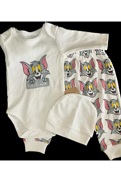 PİRİNÇ BEBE Baby Printed Overall