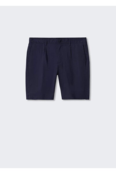 MANGO Man Плісировані бавовняні труси-бермуди