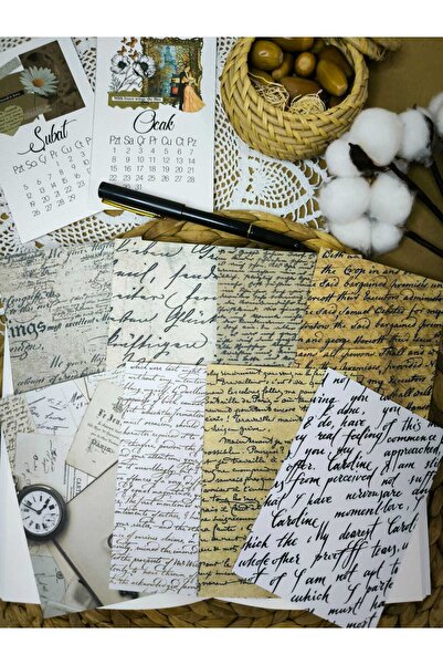 SelisCraft Scrapbook Vintage Etiket Seti 01 Ajanda Planlayıcı Bullet Journal ...