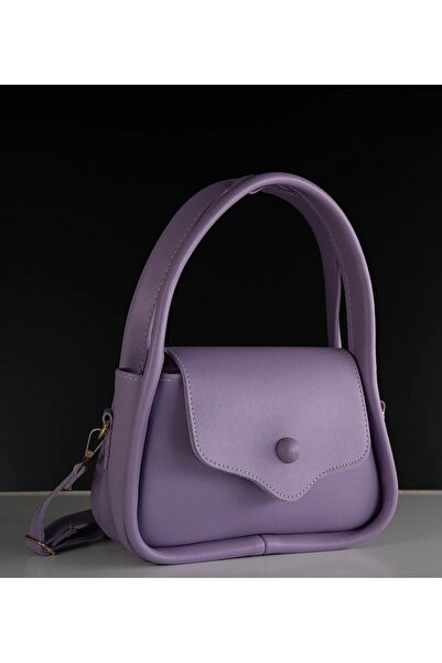 Mybag Geantă de mână și umăr elegantă pentru femei - Detaliată cu nasturi