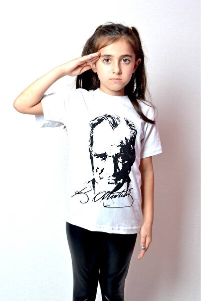 NİSAY BOUTİQUE Μπλουζάκια με στάμπα με σημαία και Ατατούρκ