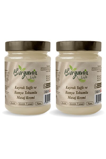 Biorganix Life Kuyruk Yağı ve Bamya Tohumu Yağlı Krem 2 Adet 210 ML