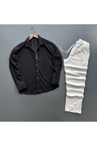 viperkombin 2-Piece Set Shirt and Baggy Trousers Corded