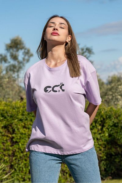 Maison La Femme Tricou imprimat Oversize / Wide Cut Model Unisex