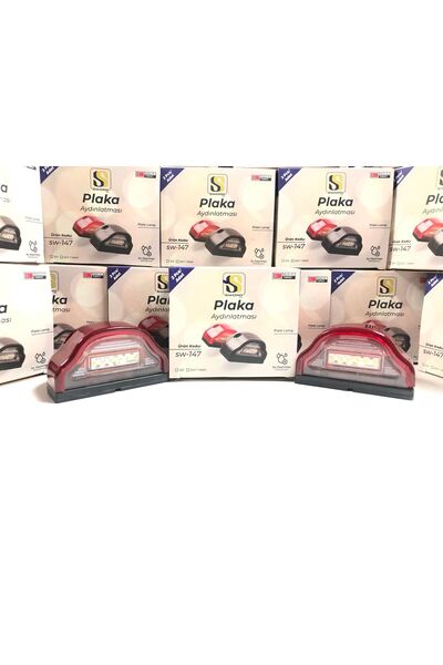 OSCAR OTOMATİV PLAKA LAMBASI 12-24 VOLT KIRMIZI