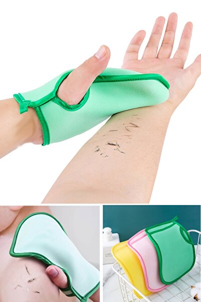 Kitchen Beauty Ele Geçmeli Ölü Deri Sökücü Vücut Kesesi Yumuşak Kir Sökücü Lif Banyo Hamam Kesesi Banyo Eldiveni