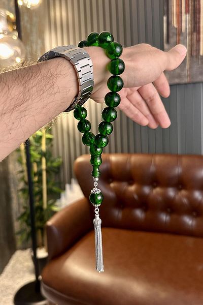 dergah tesbih سلسلة شجرة الصقر بطول المعصم من العنبر المضغوط بالنار