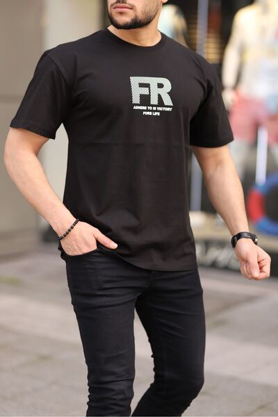 Fors Life Fors Life Printed over Size T-Shirt -3027