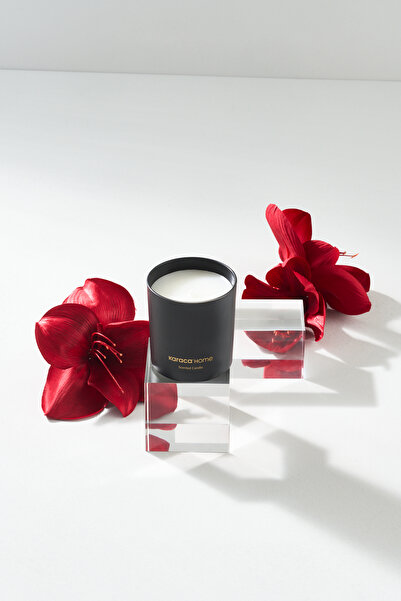 Karaca Home Amber Çiçeği Kokulu Mumlu Mumluk 8 x 9.5cm