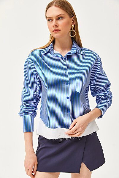 Olalook Жіночі саквояжі в синю смужку Сорочка GML19001202