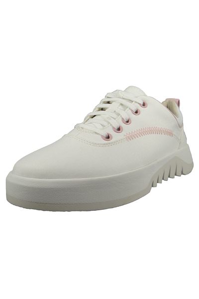 Timberland Supaway Damen Sportliche Halbschuhe – Leinwand, EVA, Weiß Weiß Textil