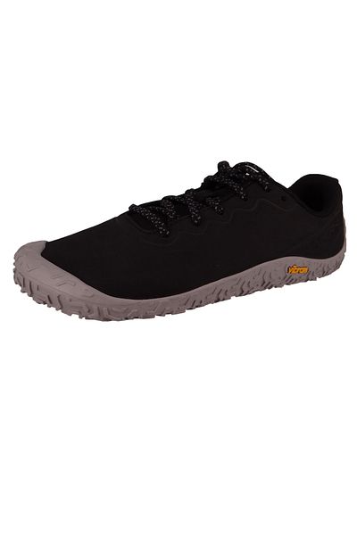 Merrell Damen Halbschuhe Wanderschuhe Vapor Eldiven 6 Deri Yalınayak J067956 Schwarz Siyah Leder mit Vibra