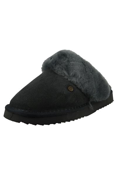 Warmbat Australia Damen Mokassins – FLS 3210 Grau 85 Min. Grau, Wildleder Wild Halbschuhe Winter Flurry Hausschuhe
