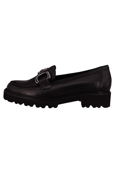 GABOR Damen Halbschuhe Loafer 45.246 Schwarz 27 Schwarz Leder