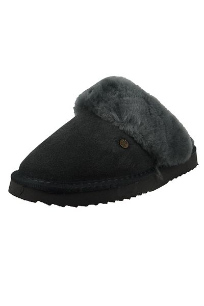 Warmbat Australia Damen Mokassins – FLS 3210 Grau 85 Min. Grau, Wildleder Wild Halbschuhe Winter Flurry Hausschuhe
