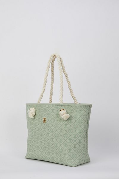 Pierre Cardin Water Green Women's Shoulder Bag - Beach Bag 05PO24Y1915