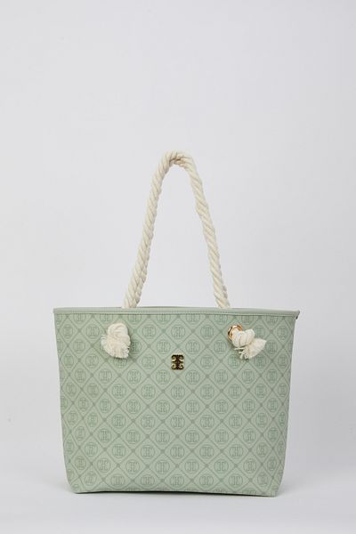 Pierre Cardin Water Green Women's Shoulder Bag - Beach Bag 05PO24Y1915