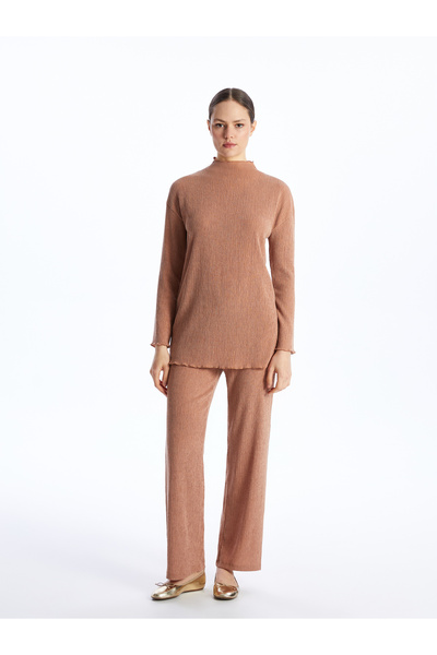 LC Waikiki Stand Collar Long Sleeve Women's Tunic