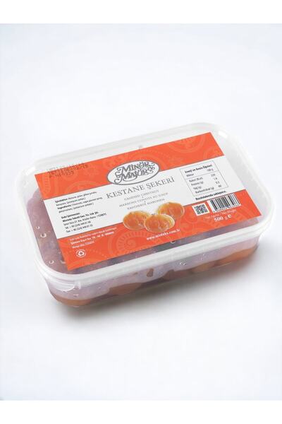 Minteks 100% كستناء بورصة حقيقية 500 جرام حلوى الكستناء البيئية