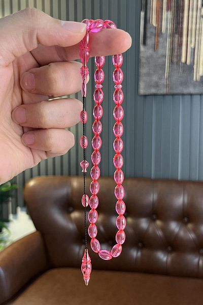 dergah tesbih Master Work System Fire-i Amber Prayer Beads